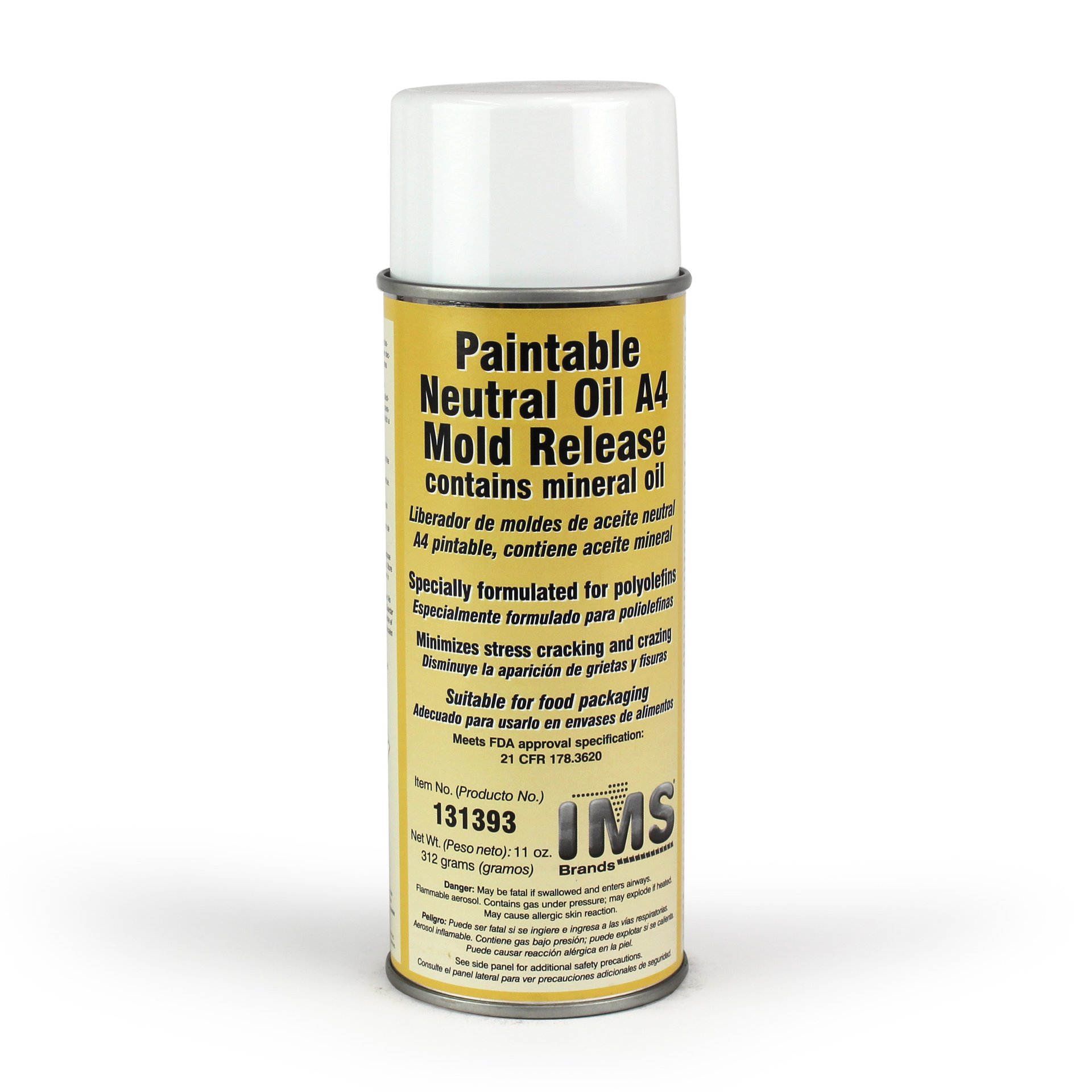 Mold Release, Neutral Oil, Spray Can, 11 oz Net Wt - Image 1