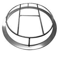 Filter Baffle Ring, 9" Diameter, Metal, for Shini Loader Models SAL-3U-E - Image 1