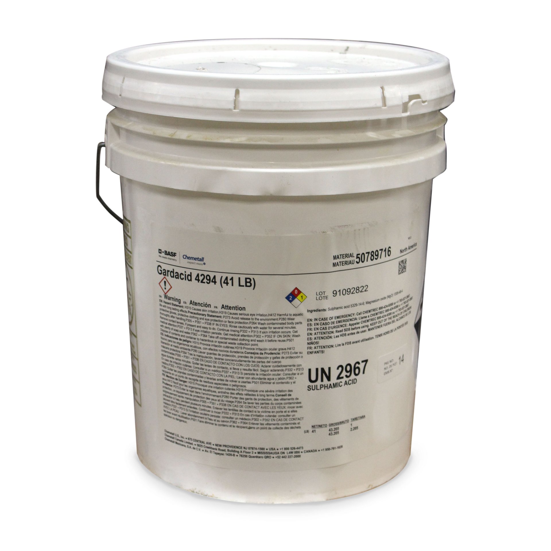 Acid, Gardacid 4294, for Lime Buster, 41 lb - Image 1