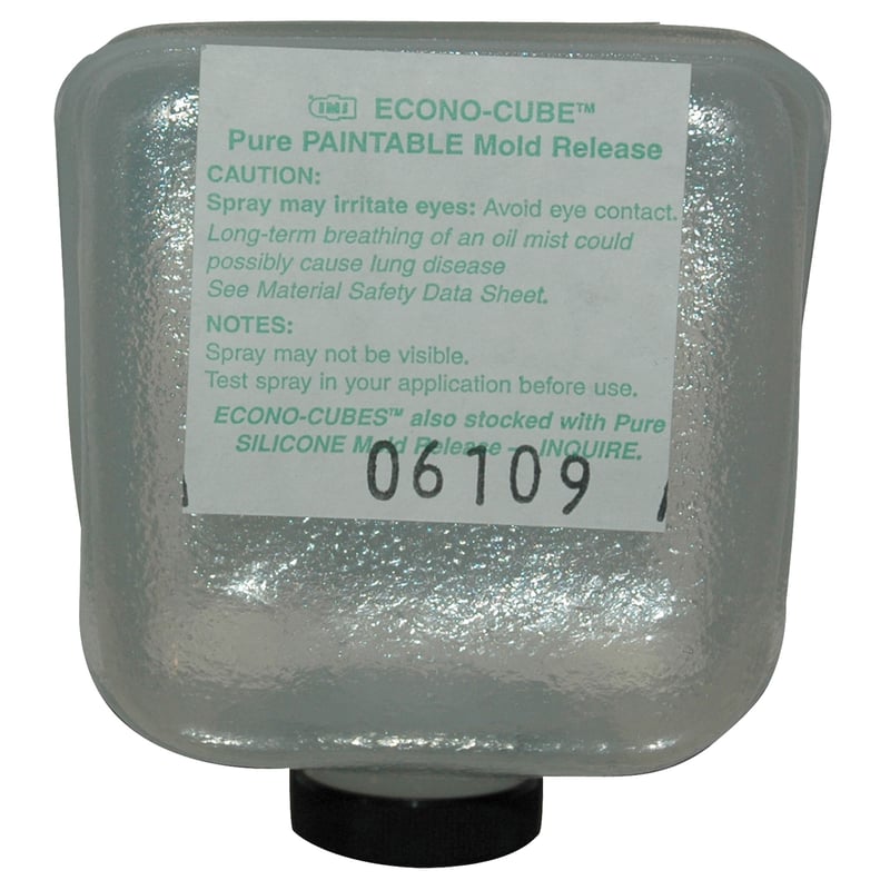 Mold Release, Paintable, Econo-Cube, 1 Qt