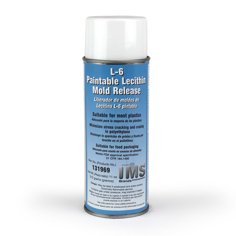 Mold Release, Paintable, L-6, Spray Can