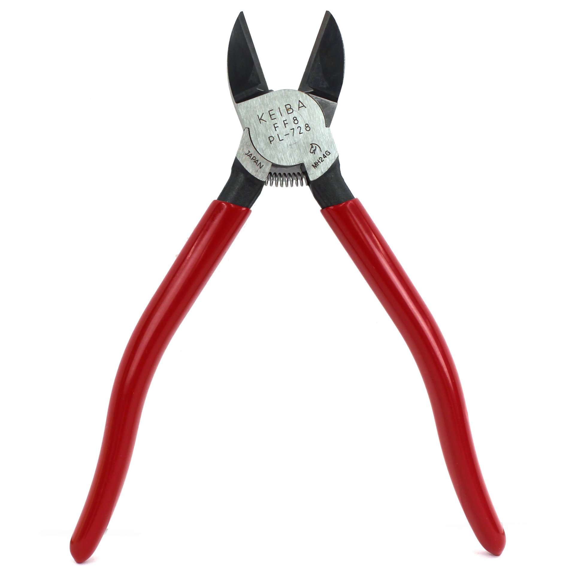 Gate Cutter, 8", Model FF8, Keiba PL-728, 15° Flat Back Blade, Slim Profile, Coil Spring - Image 1