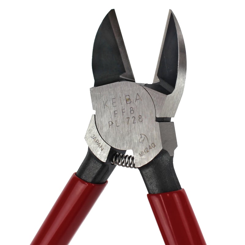 Gate Cutter, 8", Model FF8, Keiba PL-728, 15° Flat Back Blade, Slim Profile, Coil Spring