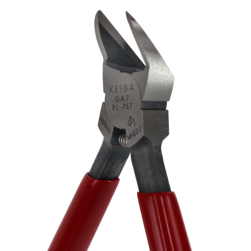 Gate Cutter, 6-1/2", Model GA7, Keiba PL-757, 45° Flat Back Blade, Slim Profile, Coil Spring