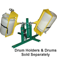 Double Drum Tumbler Only, IMS Model TBD15, 1-1/2 hp Belt Drive. Less Drum Holders - Image 1