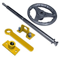 Complete Handwheel Assembly Conversion Kit for Drum Tumblers