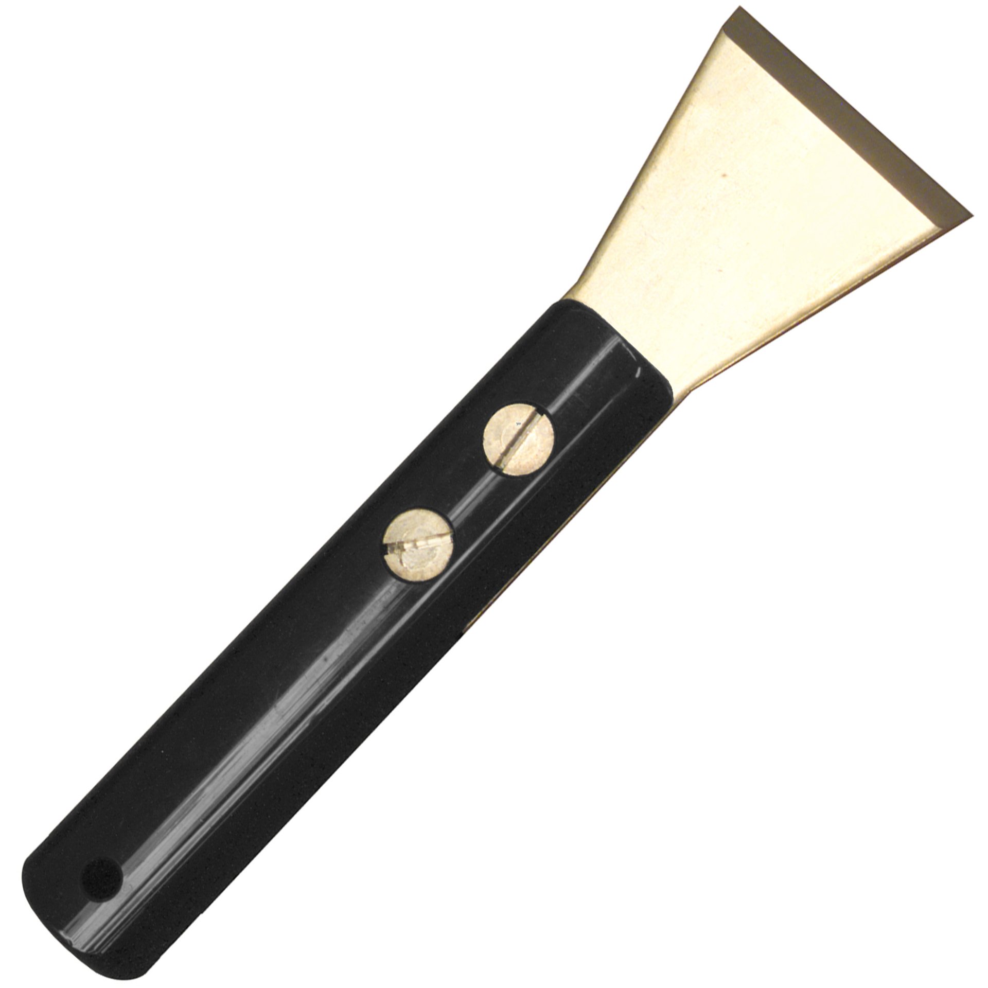 Flat, Wide Brass Scraper, 2" Wide, 7" Long - Image 1