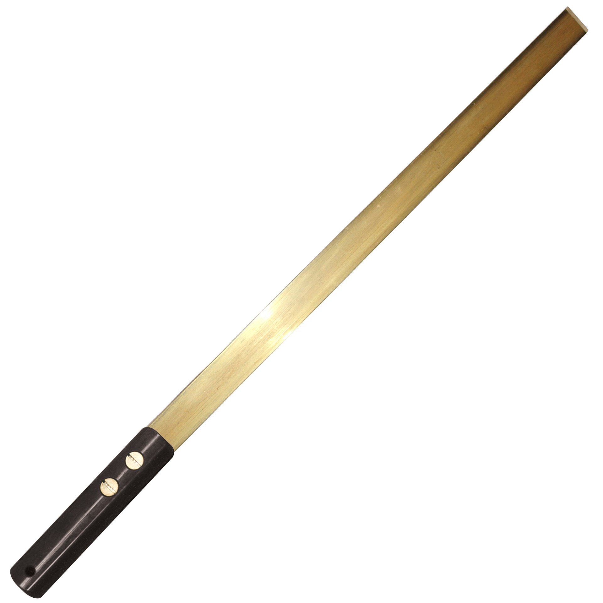 Flat Brass Scraper, 1" Wide, 21" Long - Image 1