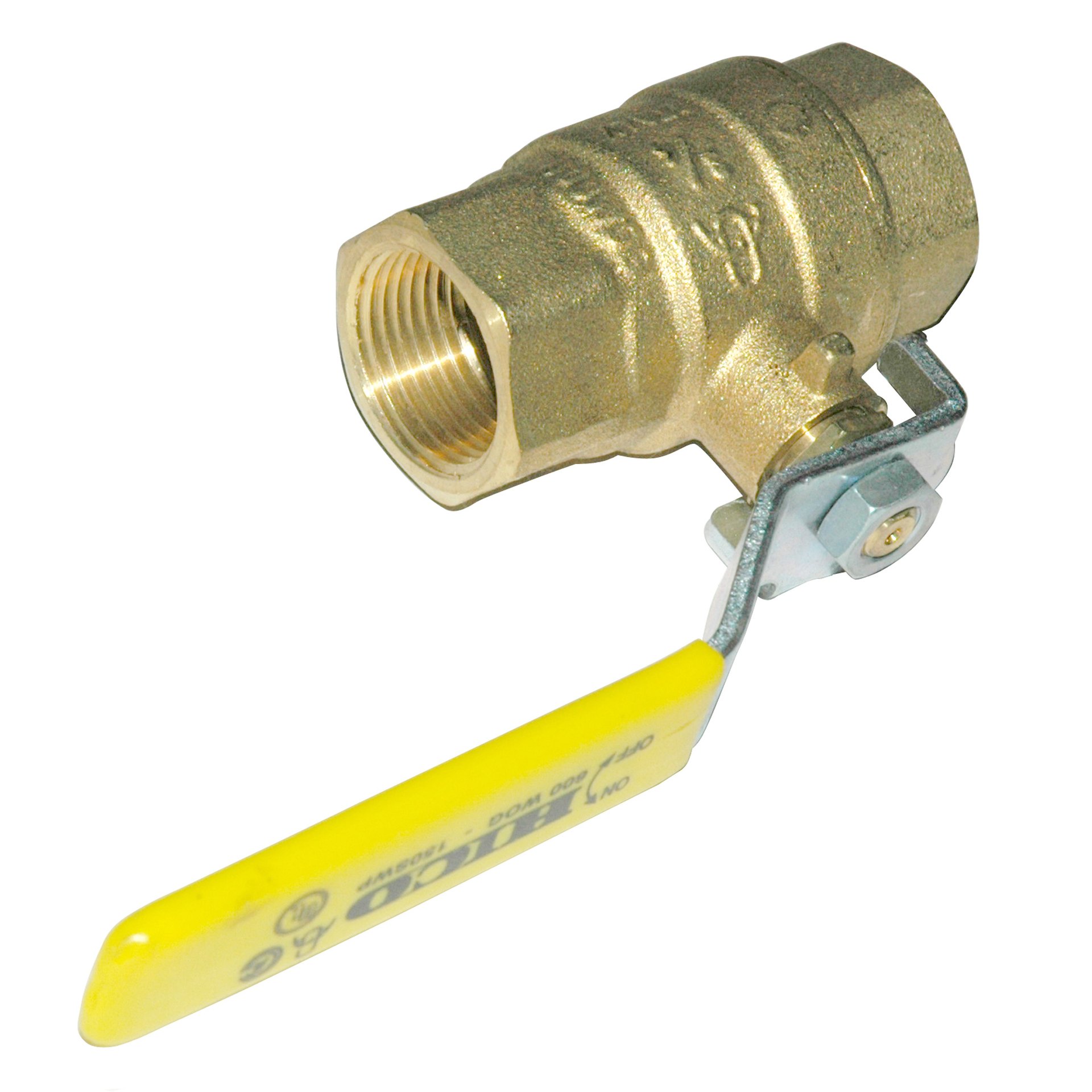 Ball Valve, 3/4" Female NPT, Full Port, Brass - Image 2