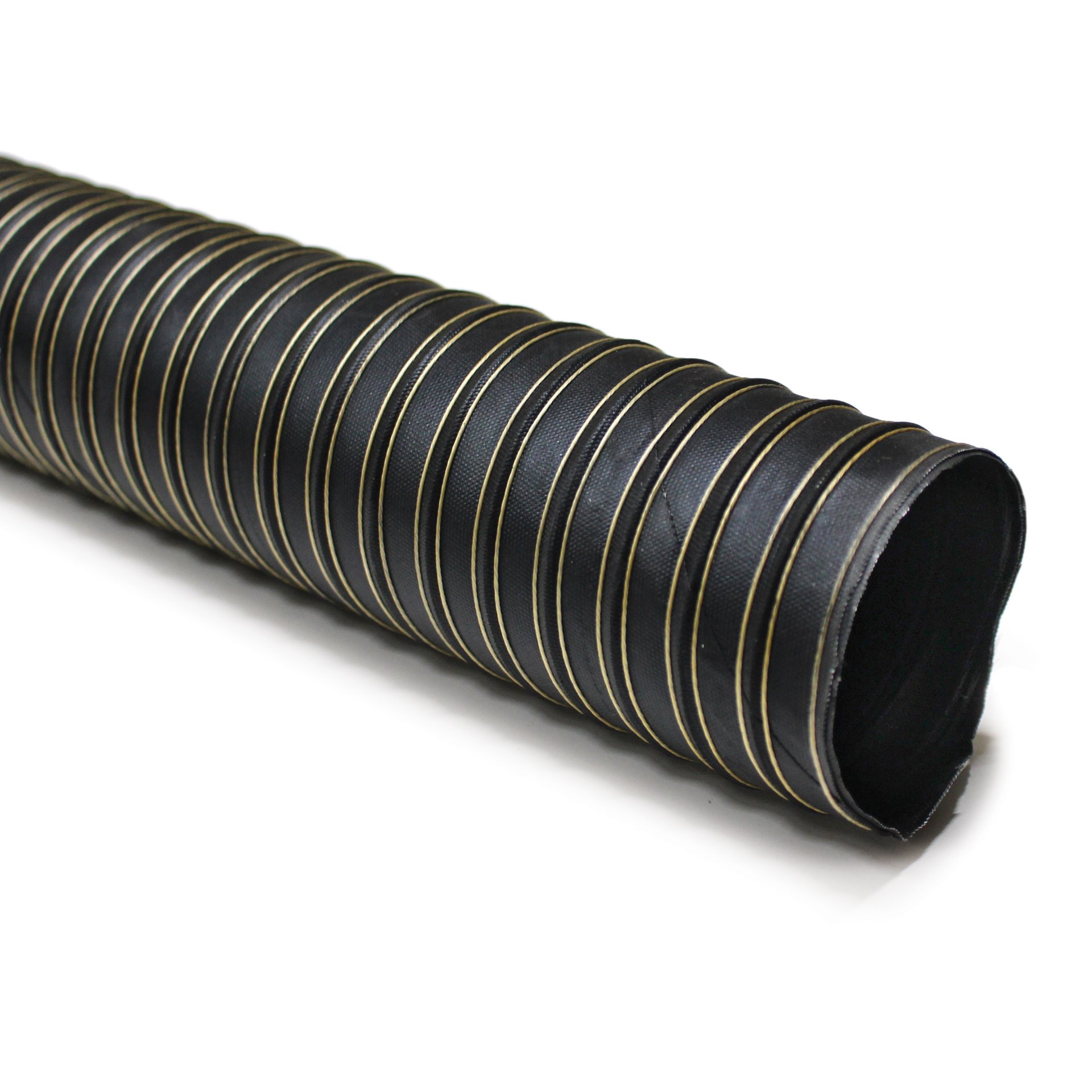 Hopper Dryer Hose, 2-Ply, Black, 2" ID, 13