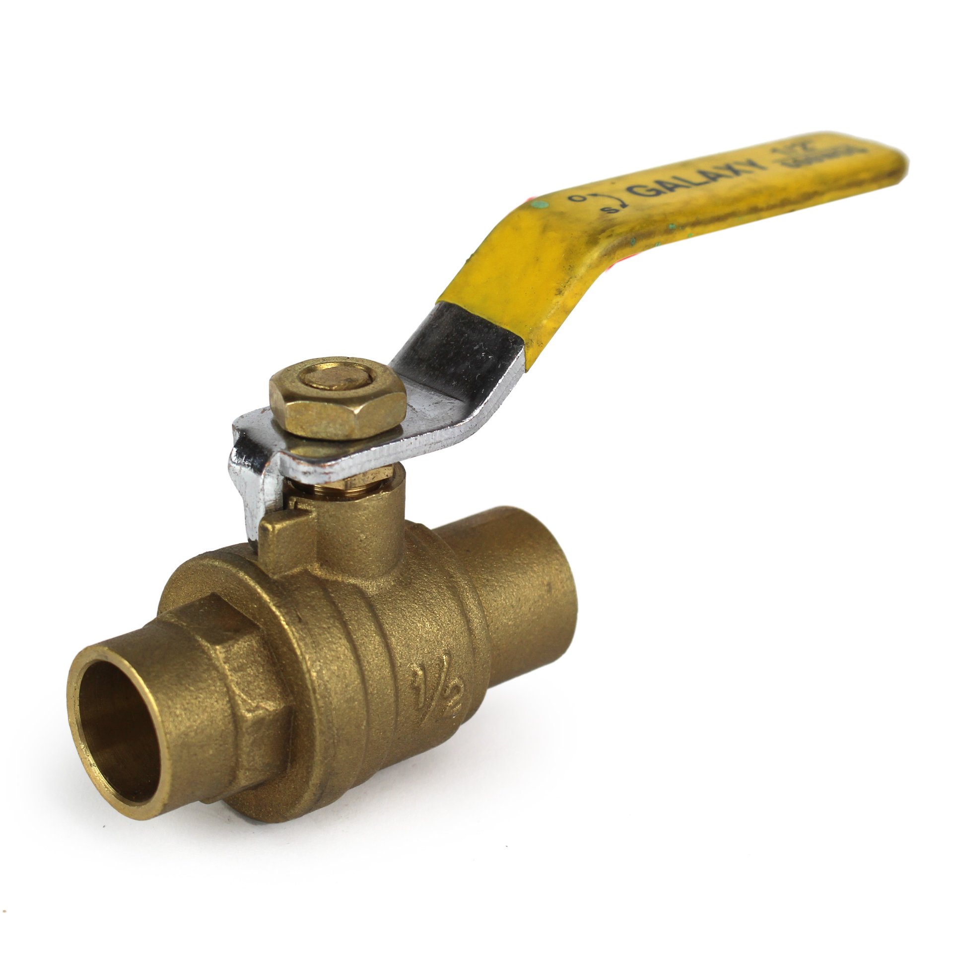 Ball Valve, 1/2", Solder Ends - Image 1
