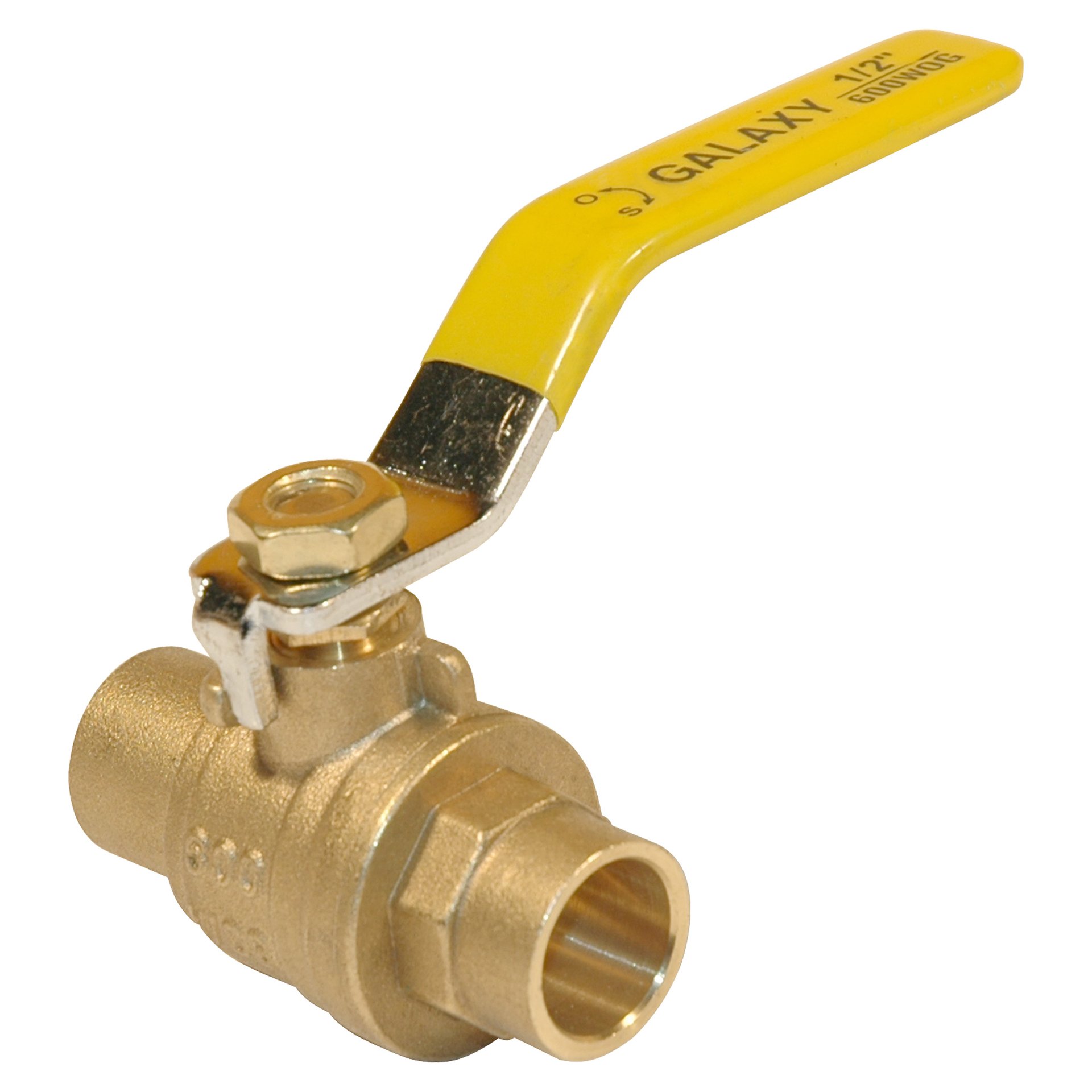 Ball Valve, 1/2", Solder Ends - Image 2