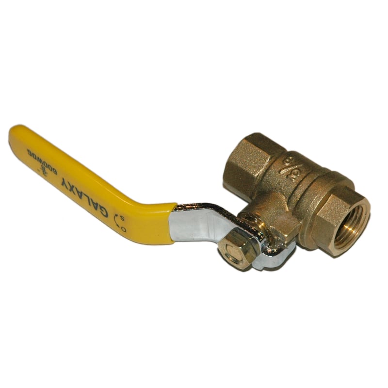 Ball Valve, 3/8″, Female NPT, Econo Line, Full Port, Brass