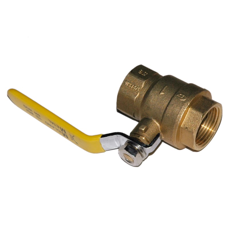 Ball Valve, 1″, Female NPT, Econo Line, Full Port, Brass