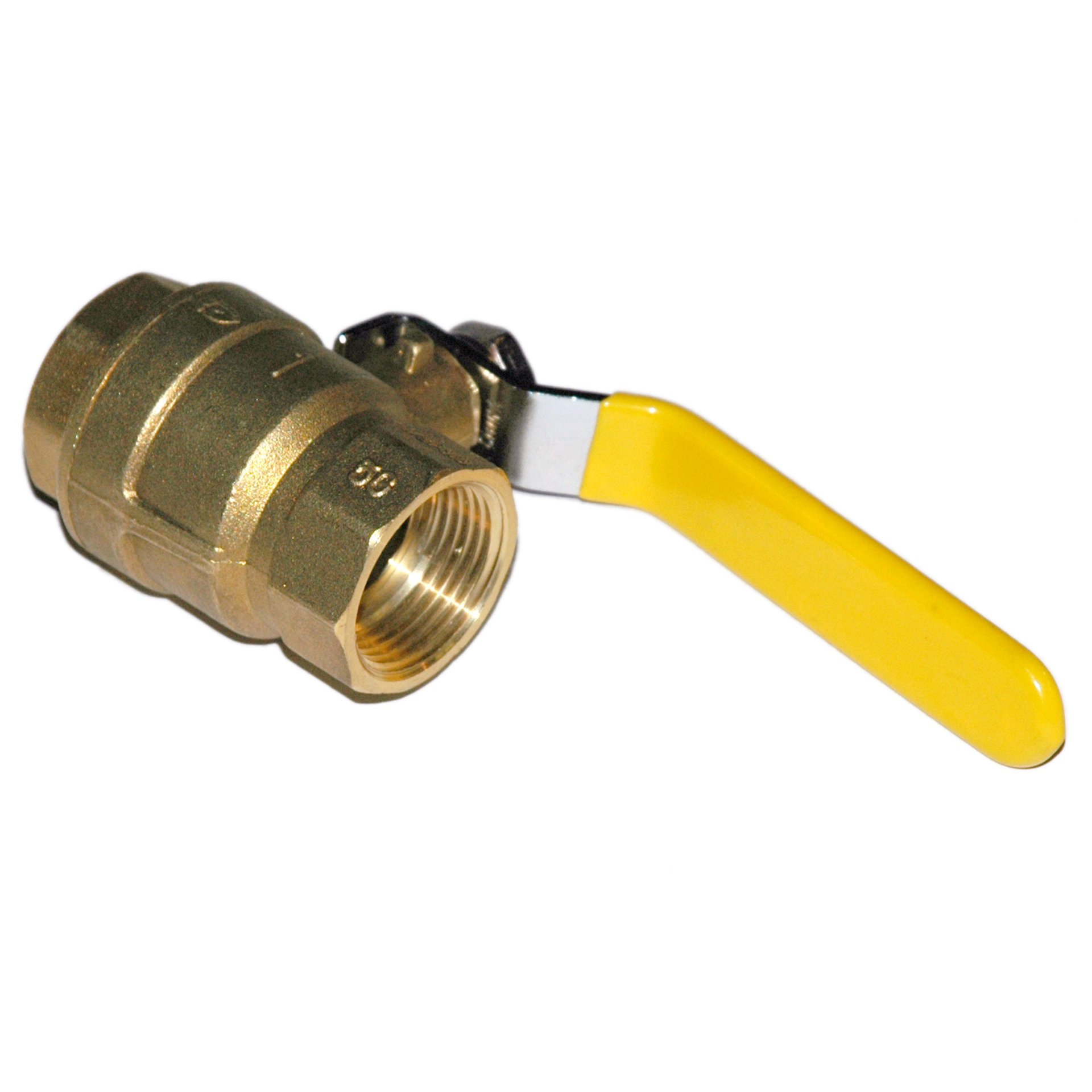 Ball Valve, 1", Female NPT, Econo Line, Full Port, Brass - Image 2