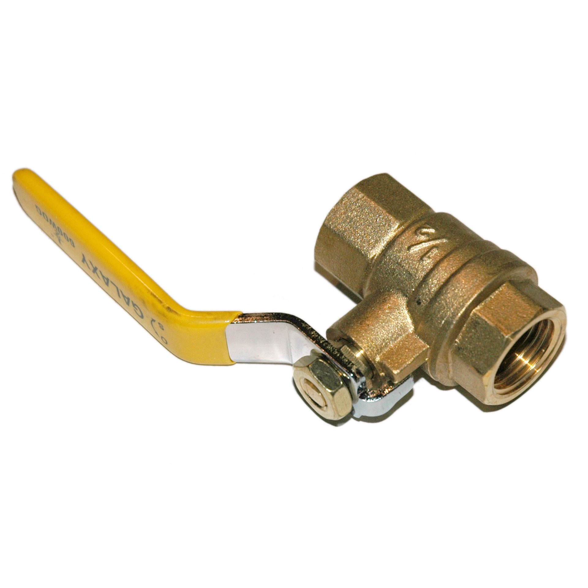 Ball Valve, 1/2", Female NPT, Econo Line, Full Port, Brass - Image 1