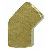 Elbow, 45 Degree, Brass Mold Fitting 1/4" NPT Female x 1/4" NPT Female - Barstock - Image 1