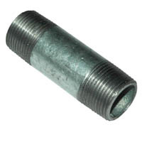 Pipe Nipple, 3/4″ NPT, 3″ Length, Galvanized Steel