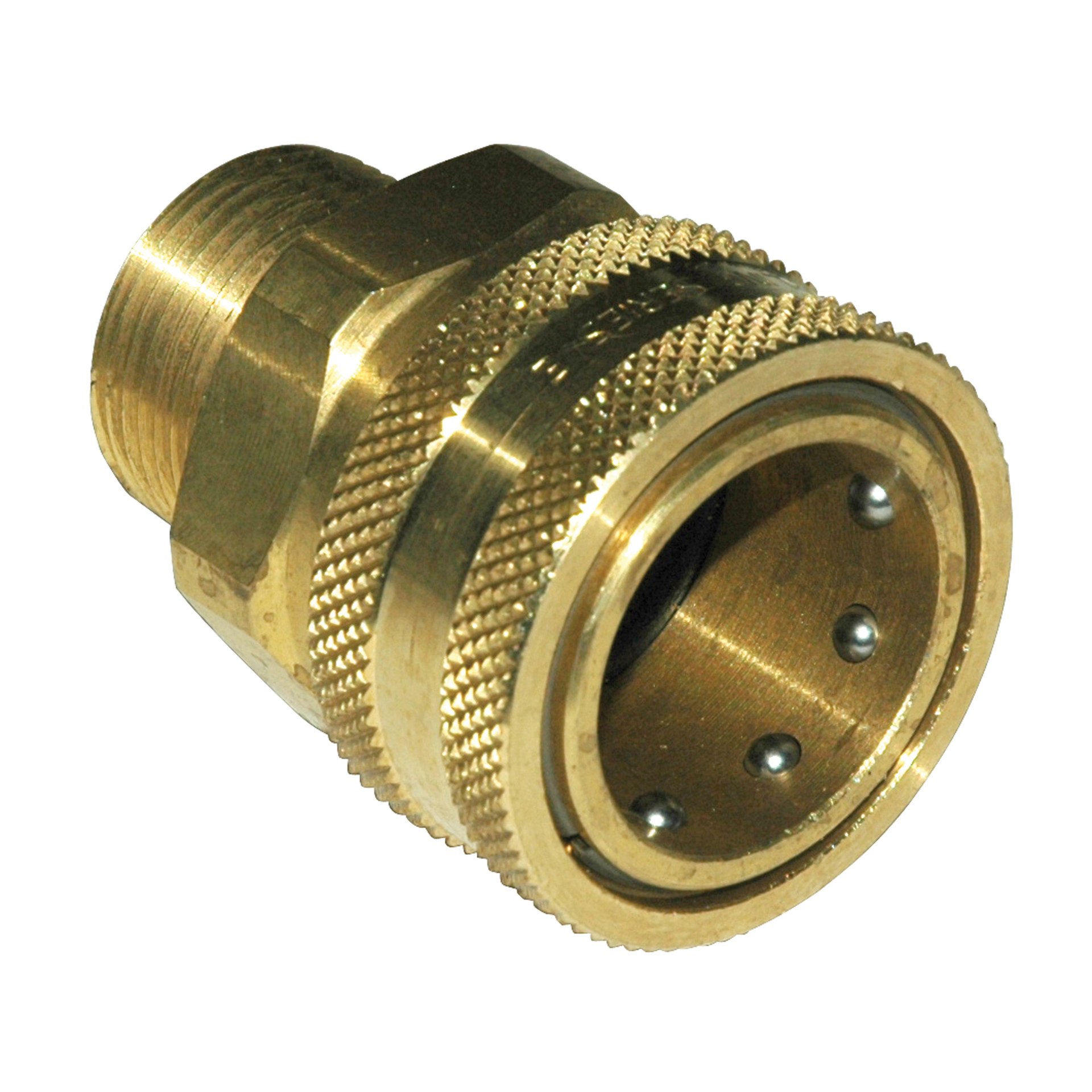 Coupler, ST Series, 1" Body, 1"-115 Male NPT, Brass - Image 2
