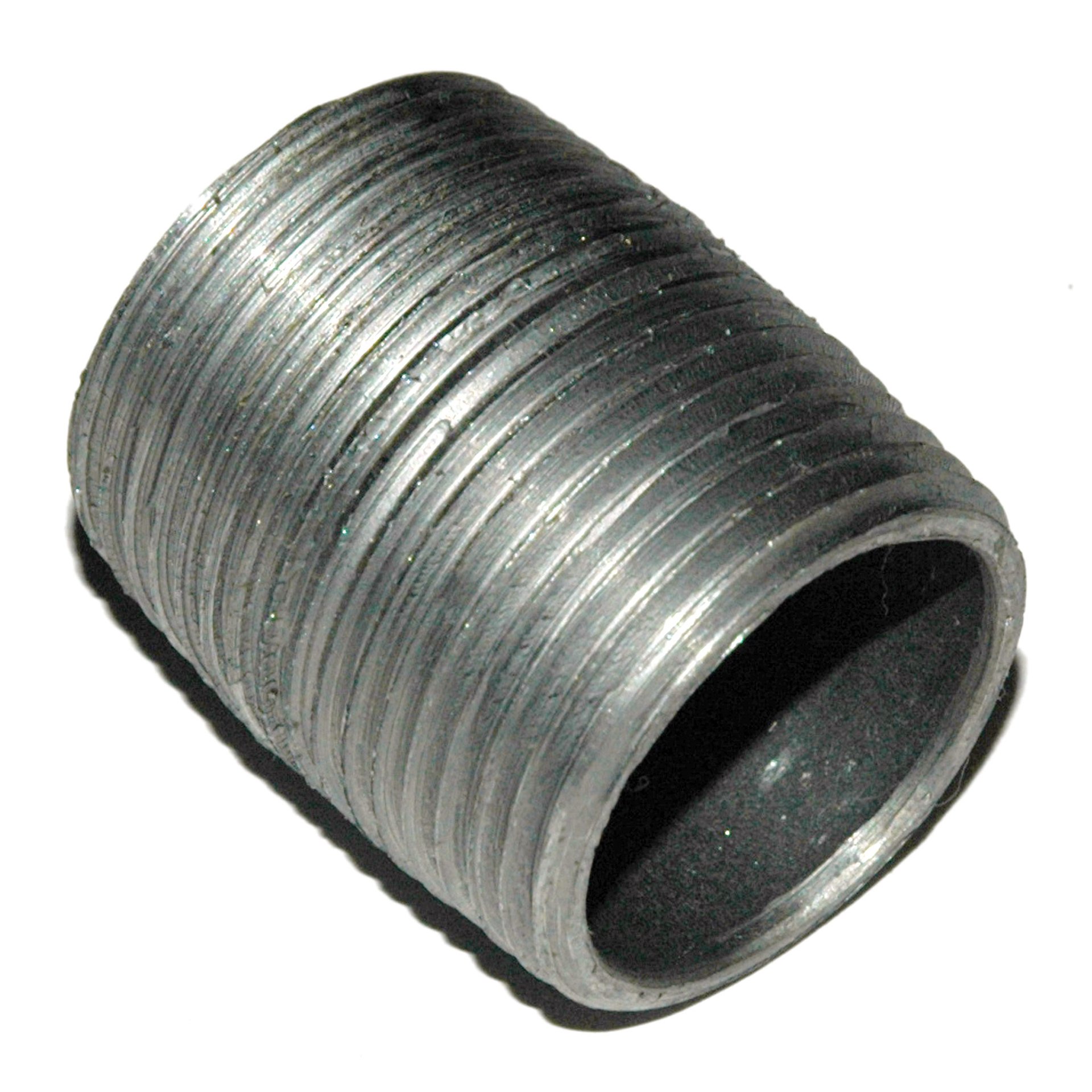 Pipe Nipple, 1" NPT, Close, Black Steel - Image 1