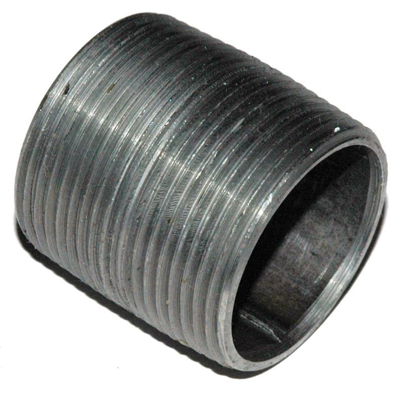 Pipe Nipple, 1-1/4″ NPT, Close, Black Steel