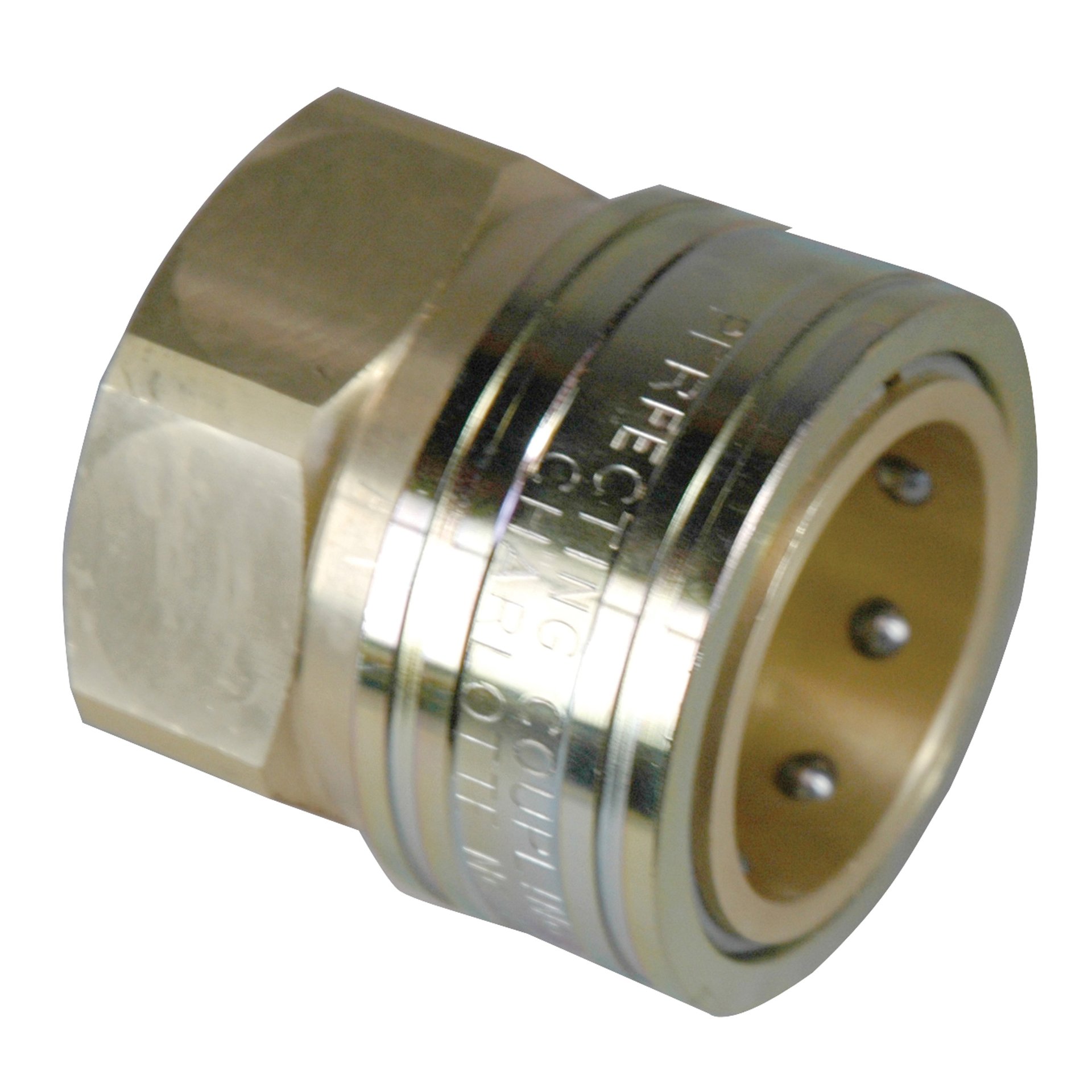 Coupler, ST Series, 1-1/4" Body, 1-1/4"-115 Female NPT, Brass - Image 2