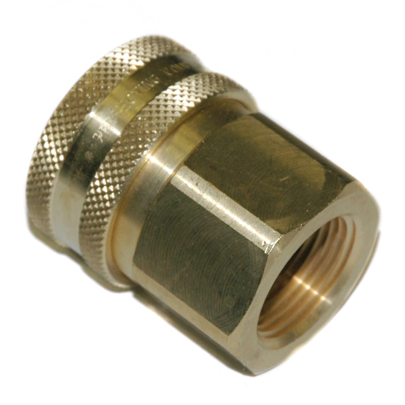 Coupler, ST Series, 1″ Passage, 1″ Female NPT, Brass