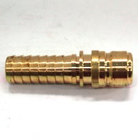 Plug, ST Series, 1" Body, 1" Hose Barb Straight, Brass
