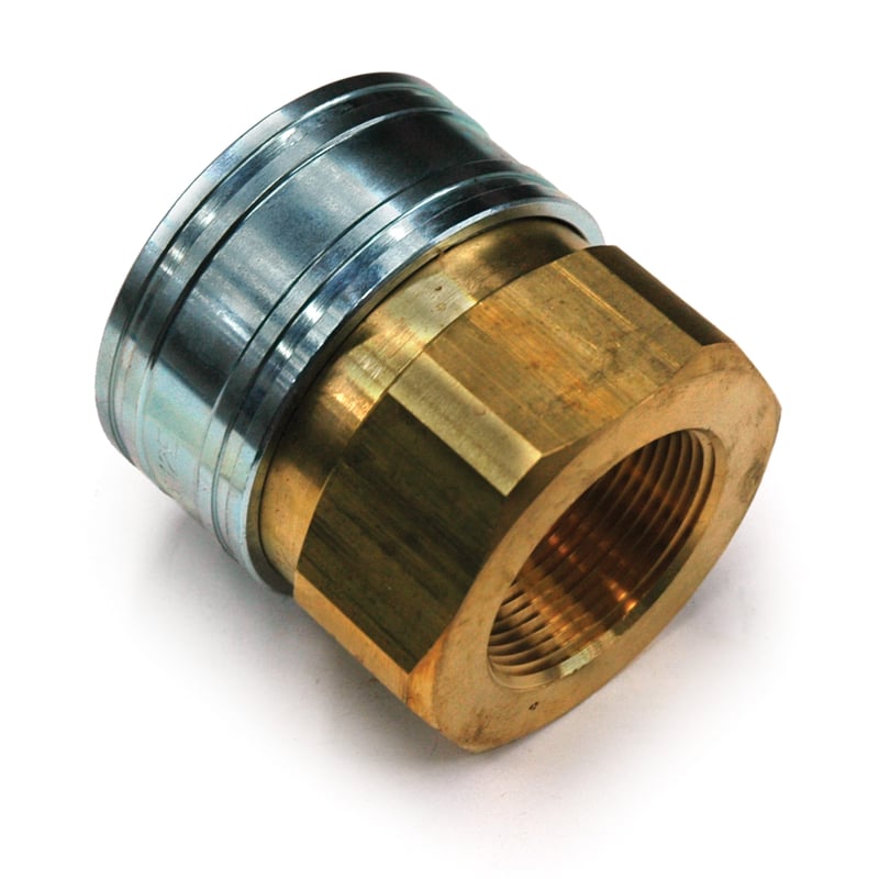Coupler, ST Series, 1-1/2″ Body, 1-1/2″-115 Female NPT, Brass