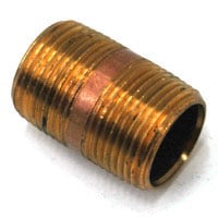 Pipe Nipple, 3/4″ NPT, 1-1/2″ Length, Brass