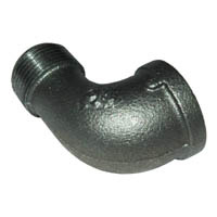 Elbow, Street, 90 Degree, 3/4" NPT Black Steel - Image 2