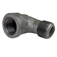 Elbow, Street, 90 Degree, 1/2″ NPT, Galvanized Steel