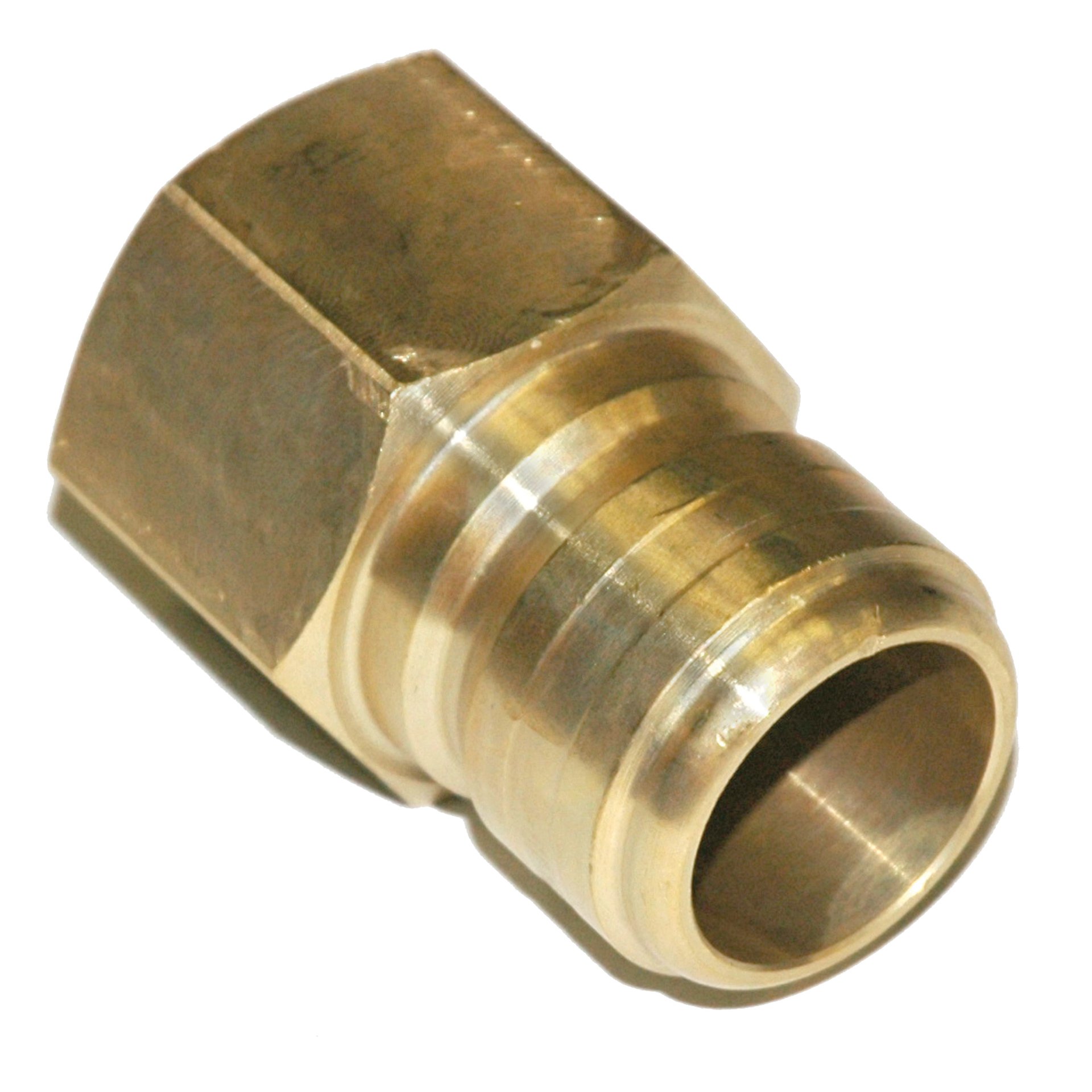 Plug, ST Series, 3/8" Body, 3/8"-18 Female NPT, Brass - Image 1