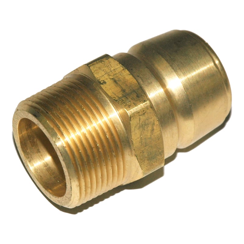 Plug, ST Series, 1-1/4" Body, 1-1/4"-115 Male NPT, Brass