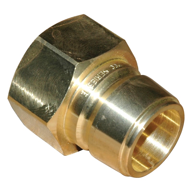 Plug, ST Series, 1-1/4″ Body, 1-1/4″-115 Female NPT, Brass