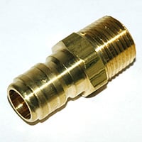 Plug, ST Series, 1/2″ Body, 1/2″-14 Male NPT Brass