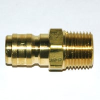 Plug, ST Series, 1/2" Body, 1/2"-14 Male NPT Brass - Image 3