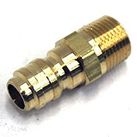 Plug, ST Series, 3/8″ Body, 3/8″-18 Male NPT Brass