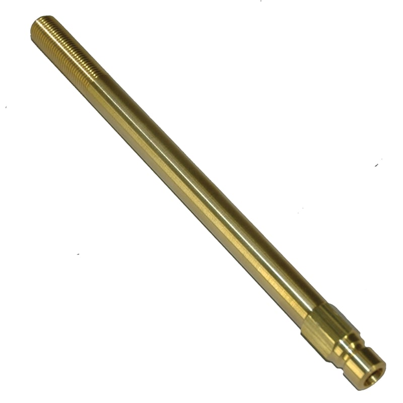 Plug, Water Extension, 300 Series, 3/8″ Passage, 8.5″ Length, 1/4″ NPT, Brass