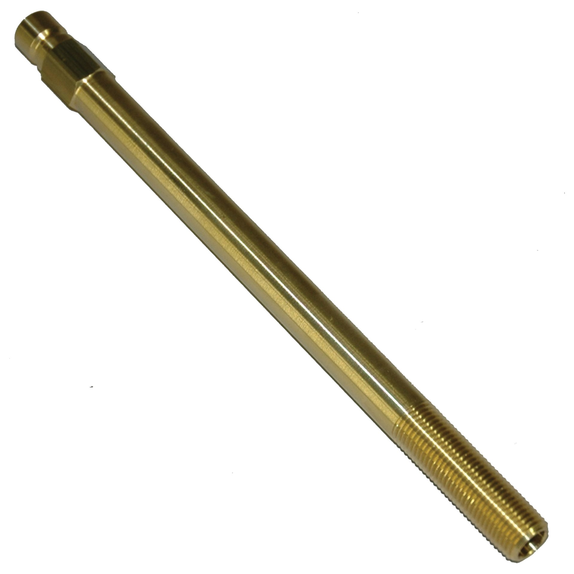 Plug, Water Extension, 300 Series, 3/8" Passage, 8.5" Length, 1/4" NPT, Brass - Image 2