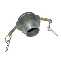 Cam & Groove Coupling, Type B 2" Aluminum, Female Coupler x Male NPT Thread - Image 2