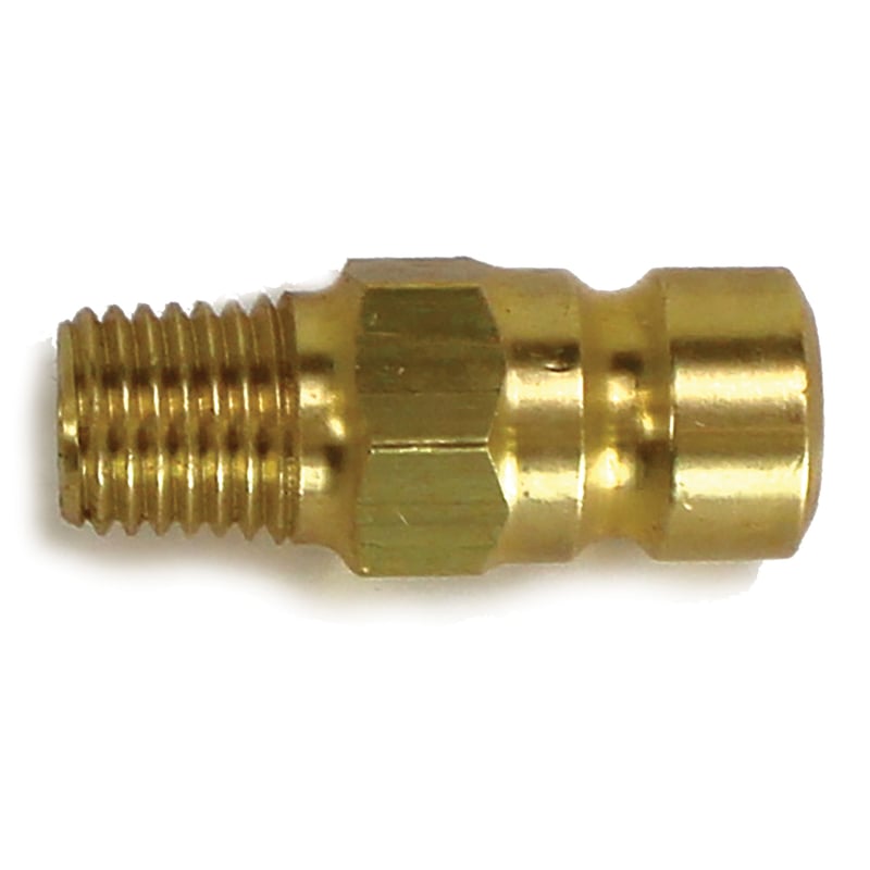 Plug, Water, 200 Series, 1/4″ Passage, 1/16″ NPT Male, Brass