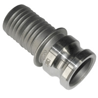 Cam & Groove Coupling, Type C 6" Brass, Female Coupler x Hose Shank - Image 1