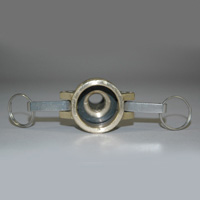 Cam & Groove Coupling, Type C 3/4" Brass, Female Coupler x Hose Shank