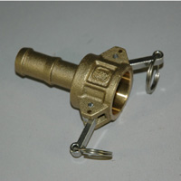 Cam & Groove Coupling, Type C 3/4" Brass, Female Coupler x Hose Shank - Image 3