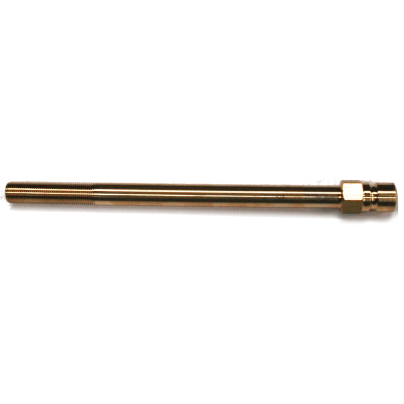 Plug, Water Extension, 300 Series, 3/8" Passage, 7" Length, 1/8" NPT, Brass