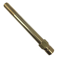Plug, Water Extension, 500 Series, 1/2″ Passage, 7″ Length, 3/8″ NPT, Brass