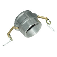 Cam & Groove Coupling, Type D 3" Aluminum, Female Coupler x Female NPT Thread - Image 2