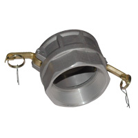Cam & Groove Coupling, Type D 4" Aluminum, Female Coupler x Female NPT Thread