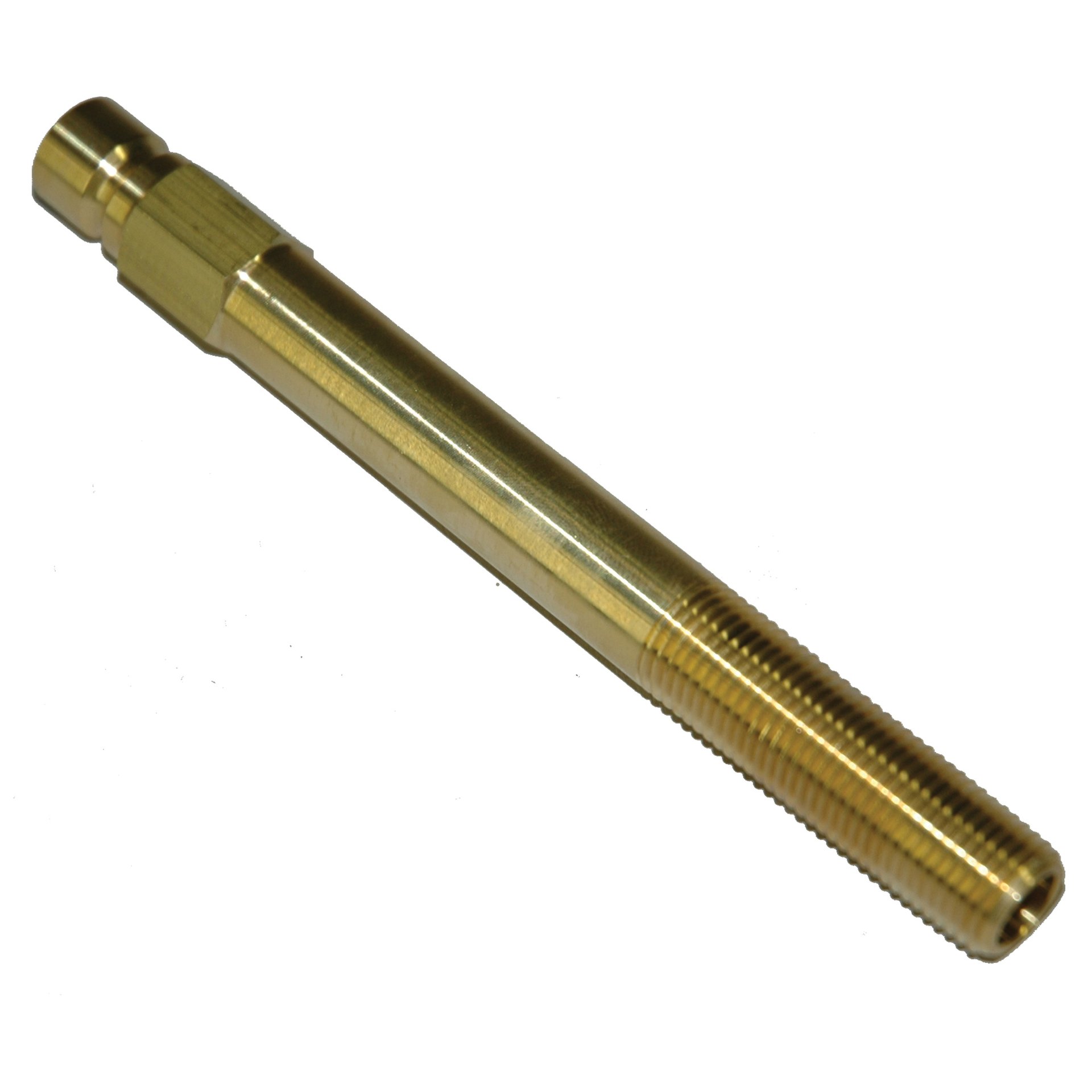 Plug, Water Extension, 500 Series, 1/2" Passage, 13" Length, 3/8" NPT, Brass - Image 1